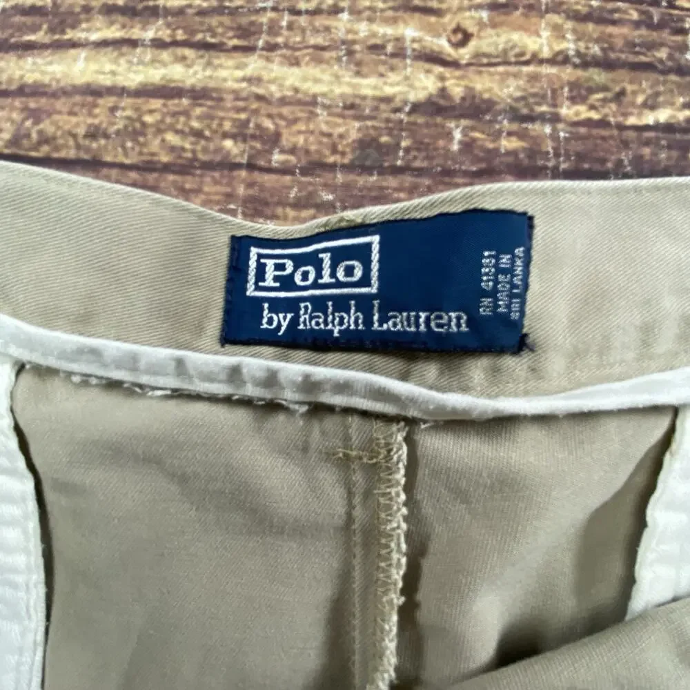 Vintage Polo Ralph Lauren Classic Chino Shorts Men’s 38 Khaki Cotton 90s